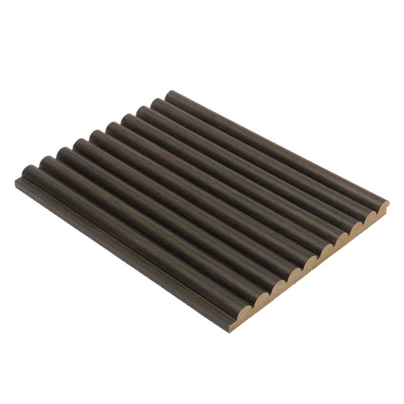 MDF Legno Series 18 mm Louvers/Panels | 9 Ft x 4.7 inch | 163 H Bog Oak| Image 1